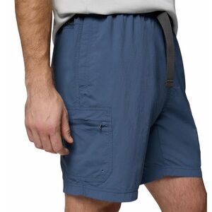 Columbia Blue Cargo Shorts Athletic Style